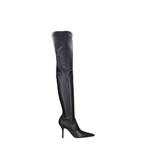 Paris Texas Black Leather Over The Women's Knee